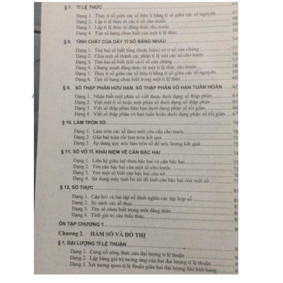 Sách Các Dạng Toán Và Phương Pháp Giải Toán 7 Tập 1