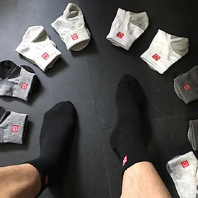 Combo 5 Đôi Tất / Vớ Chống Thối Chân - Hàng Cao Cấp Mềm - Mỏng - Êm chân - Kháng khuẩn - Khử mùi - Thấm hút mồ hôi - Chống hôi chân
