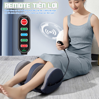 Máy massage bàn chân và bắp chân cải tiến mới Nikio NK-183 - Sử dụng pin sạc