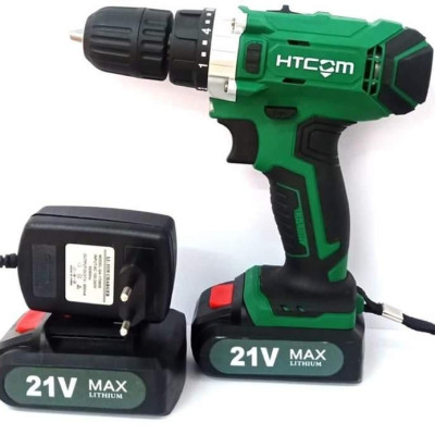 MÁY KHOAN PIN 10MM 21V HT8621 HTCOM (2 PIN + 1 SẠC) - HÀNG CHÍNH HÃNG