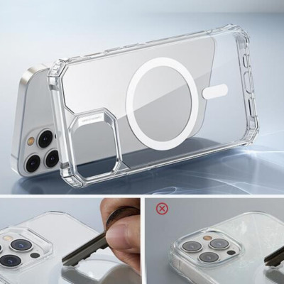 Ốp Lưng Dành Cho iPhone 15 ProMax/ iPhone 15 Pro ESR Air Armor (HaloLock)_ Hàng chính hãng