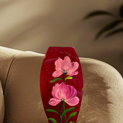 Bình hoa sơn mài Thanh Bình Lê- Mã B09 size 30x14x6.5 cm dùng  cắm hoa, trang trí, quà tặng ý nghĩa