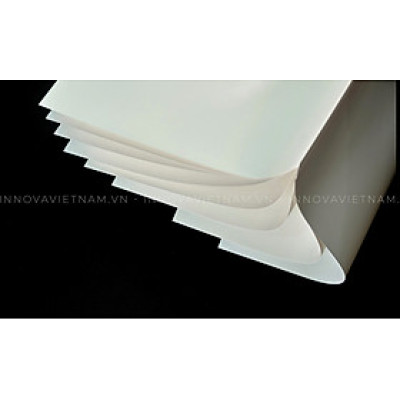 Giấy nhựa trắng mờ (White matte PET) dầy 150 khổ 32x47