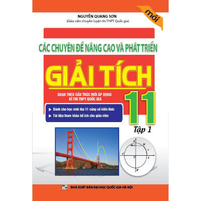 Sách - Các Chuyên Đề Nâng Cao Và Phát Triển Giải Tích + Hình Học Lớp 11 - Combo 3 Cuốn - Khang Việt Book