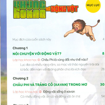 Truyện Tranh Tri Thức Khoa Học - KHỦNG HOẢNG VỀ ĐỘNG VẬT (Bản in màu)
