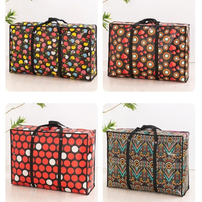 Combo 2 Túi Bạt Đựng Đồ Quần Áo Du Lịch Gấp Gọn Cỡ Size Lớn 80X23X46Cm