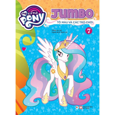 Sách - Tô Màu My Little Pony Jumbo Tô Màu Và Các Trò Chơi - Chọn Lẻ 8 Tập - Tân Việt Books