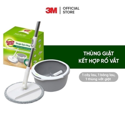 Cây lau nhà thông minh thế hệ mới xoay 360 độ 3M SCOTCH-BRITE T6 PD-19