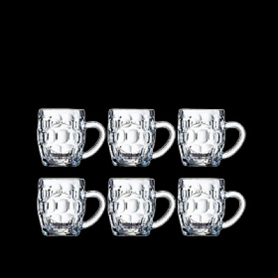 Bộ cốc (ly) bia Luminarc Britannia 6 chiếc có quai 570ml, thủy tinh cường lực, chống xước tốt - 15114*6