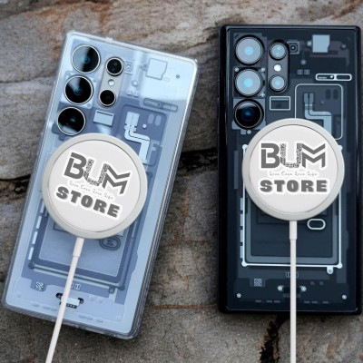 Ốp Lưng Cho Samsung Galaxy S25 Ultra / S24 Ultra / S25 Plus / S23 Ultra / S23 Plus / S22 Ultra Họa Tiết Linh Kiện Có Từ Tính