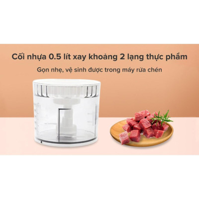 Máy xay thịt, rau củ gia vị Philips HR1393, công suất 450W, bảo hành 2 năm | Hàng chính hãng