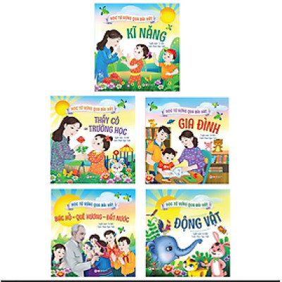 Bộ Sách Học Từ Vựng Qua Bài Hát (Bộ 5 Cuốn)