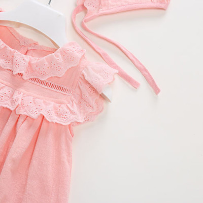 Bodysuit cho bé, áo liền quần kèm mũ cực xinh cho bé gái từ 7-15kg (SR-726)