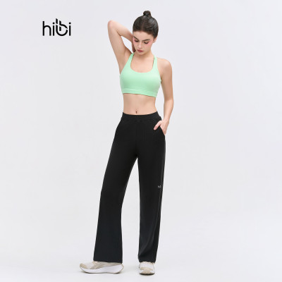 Áo bra tập Yoga Gym Hibi Sports BA520, kiểu 2 dây lưng tam giác, kèm mút ngực, chất vải cao cấp