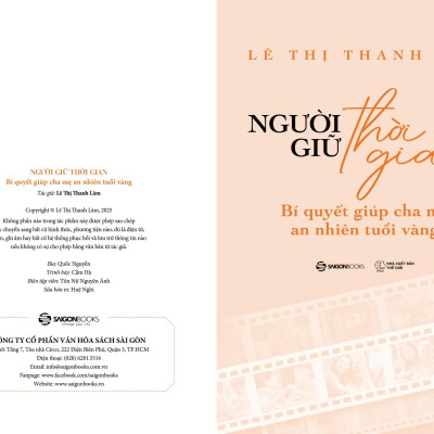 Sách - Người Giữ Thời Gian - Bí Quyết Giúp Cha Mẹ An Nhiên Tuổi Vàng