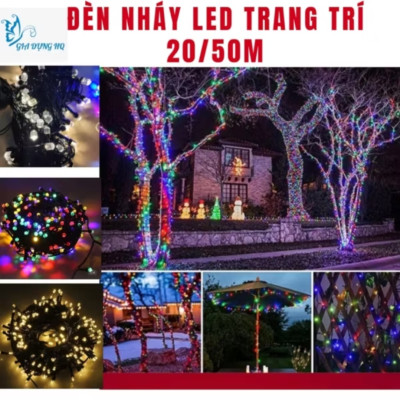 CUỘN DÂY LED TRANG TRÍ DÀI 40M NHẤP NHÁY NHIỀU MÀU KIM CƯƠNG CỰC ĐẸP MẪU MỚI CHẤT LƯỢNG 