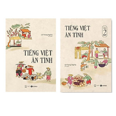 Sách - Tiếng Việt Ân Tình - Combo 2 Tập - Thái Hà Books