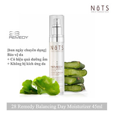 Sữa dưỡng ẩm ban ngày NoTS 28 Remedy Balancing Day Moisturizer 45ml