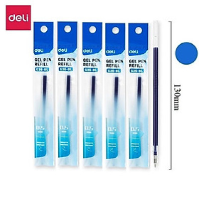 Hộp 12 cây bút gel nước DELI 6600 / 33399 ngòi 0.5mm Deli 6600S