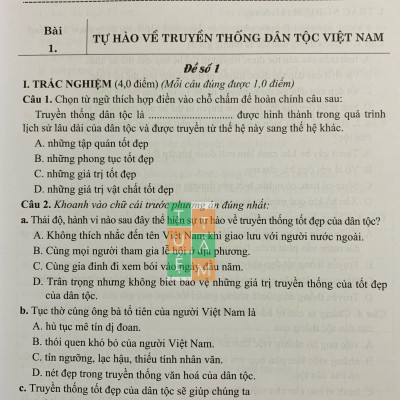 Sách - Đề kiểm tra đánh giá Giáo dục công dân 8 (Kết nối tri thức với cuộc sống)