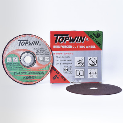 (1 Viên) Đá Cắt Sắt Topwin 150x2x22mm Cắt Sắc Bén, Bền Bỉ, Ít Hao Mòn Và Độ Chính Xác Hoàn Hảo | TOPWIN Official Store