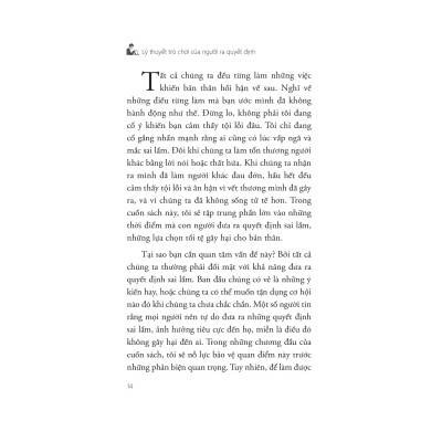 Lý Thuyết Trò Chơi Của Người Ra Quyết Định