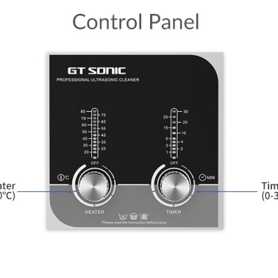 Máy rửa siêu âm GTsonic T2 – 2L, công nghệ sóng siêu âm hiện đại, làm sạch nhanh mọi vết bẩn, vết hoen ố và cặn bám trên bề mặt sản phẩm, phù hợp trang sức, mắt kính, đồng hồ, linh kiện điện tử – Hàng chính hãng