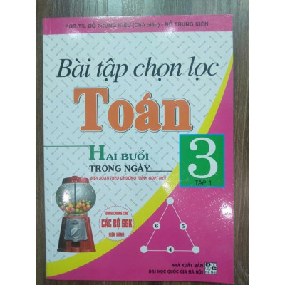Sách - Combo Bài Tập Chọn Lọc Toán Hai Buổi Trong Ngày Lớp 3 - Tập 1 + 2 ( Hai buổi trong ngày )