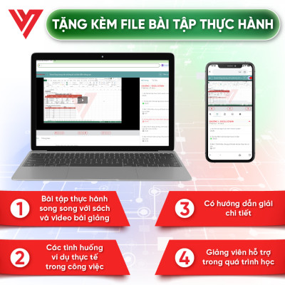 Combo 2 Sách Excel - Power Point ĐÀO TẠO TIN HỌC Chuyên Ứng Dụng Văn Phòng Tặng Kèm Video Khóa Học