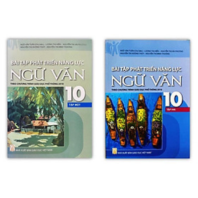 Sách - Combo Bài tập phát triển năng lực Ngữ Văn 10 - ( Tập 1 + Tập 2 )