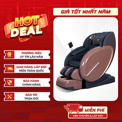 Ghế massage cao cấp S600 Lux - Điều khiển giọng nói - Thư giãn toàn diện 20 bài tập chuyên biệt