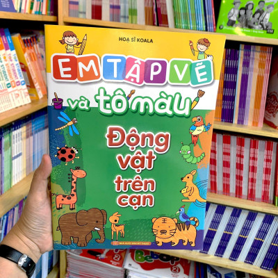Em Tập Vẽ Và Tô Màu - Động Vật Trên Cạn