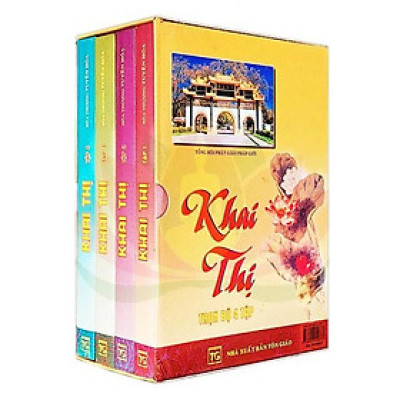 Sách - Khai Thị - Trọn Bộ 4 Tập - Hòa Thượng Tuyên Hóa - Tổ In Ấn Kinh Phật