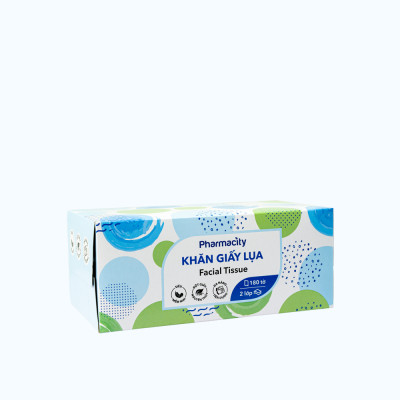 Khăn giấy lụa Pharmacity (Hộp 180 tờ)