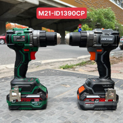 COMBO máy khoan pin 21V Dekton M21-ID1390CP KÈM 1 PIN M21-B3000 + 1 SẠC M21-S20 DEKTON - KM_T8 -HÀNG CHÍNH HÃNG