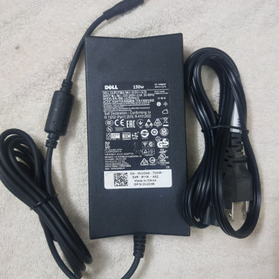Adapter sạc laptop Delll 130w (19.5v-6,7A) kim nhỏ 4.5mm x 3.0mm - sạc laptop Delll Slim 130w - Hàng chính hãng