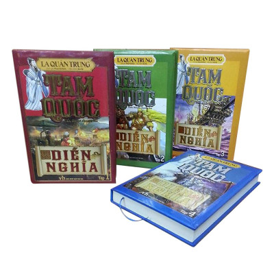 Sách - Tam Quốc Diễn Nghĩa - Trọn Bộ 4 Tập - Khang Việt Book