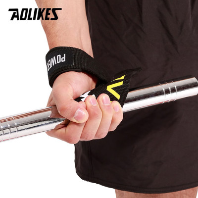Dây kéo lưng tập gym AOLIKES 7637 trợ lực cổ tay sport wrist bands