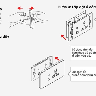Ổ Cắm Điện An Toàn Tự Động Ngắt Điện Khi Phát Hiện Rò Điện Rạng Đông - Ổ Cắm Âm Tường Chống Giật - Model OCAT01 1C/16A