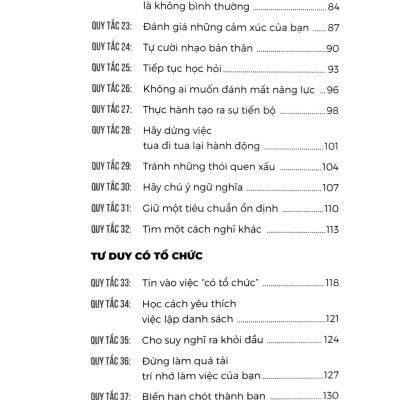 NHỮNG QUY TẮC TƯ DUY