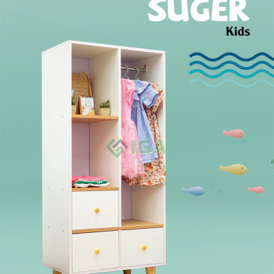 Tủ Đồ Cho Bé, Tủ Quần Áo Cho Bé IGA Đa Năng - GP134