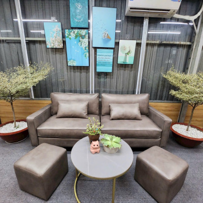 (TẶNG KÈM 2 ĐÔN ) - Sofa băng da Vintage Juno Sofa kích thước 1m8 nhiều màu lựa chọn 