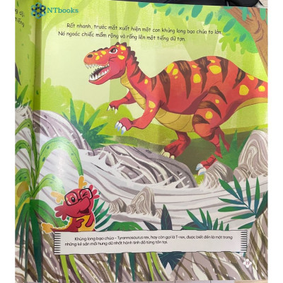 Sách Cùng bố khám phá thế giới - Bất ngờ lạc vào thời tiền sử