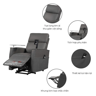 Ghế chăm sóc sức khỏe GNG | Ghế nâng hạ, ghế thư giãn dành cho người lớn tuổi, phụ nữ mang thai, người bị vấn đề về xương khớp 