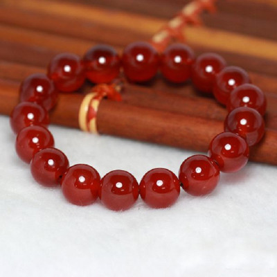 Vòng Tay Mã Não Đỏ Đậm