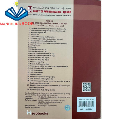 Sách - Chỉnh Hình Răng Mặt Tập 1 (Dùng cho sinh viên Răng Hàm Mặt)