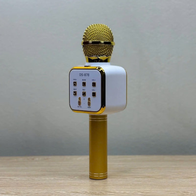 Micro Karaoke Bluetooth kèm loa kết nối điện thoại, máy tính bảng Hát Không Dây, Nghe Nhạc, Hỗ Trợ Kết Nối Thẻ Nhớ, USB Pin sạc MÀU ĐEN - Hàng Chính Hãng