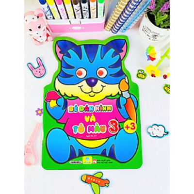 Sách -  Bé Dán Hình Và Tô Màu - ndbooks