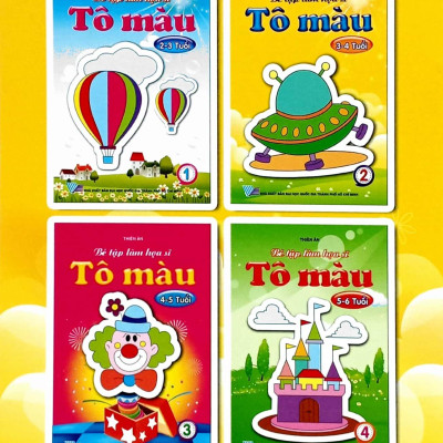 Bé Tập Làm Họa Sĩ - Tô Màu (3-4 Tuổi) - Tập 2 (Tái Bản 2024)