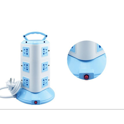 Ổ điện đa năng 3 tầng, có 12 lỗ cắm và 3 cổng usb, có công tắc bật tắt mỗi tầng, thích hợp mọi loại phích cắm khác nhau - Hàng chính hãng